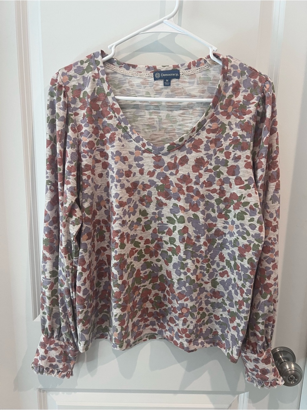 Democracy Floral Top Size Medium